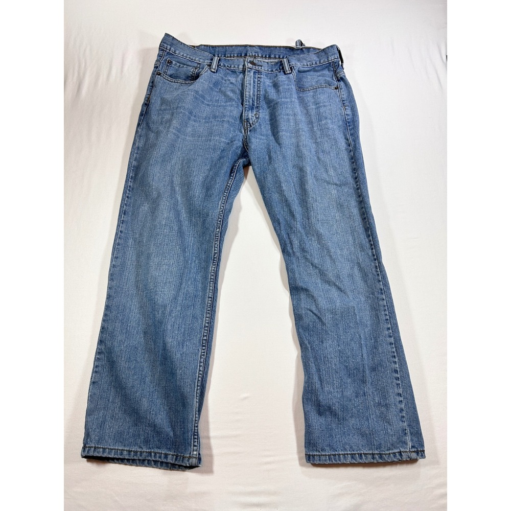 Levis 569 Loose Straight Leg Jeans Mens 38x30 Blue Denim Medium Wash Relaxed Fit